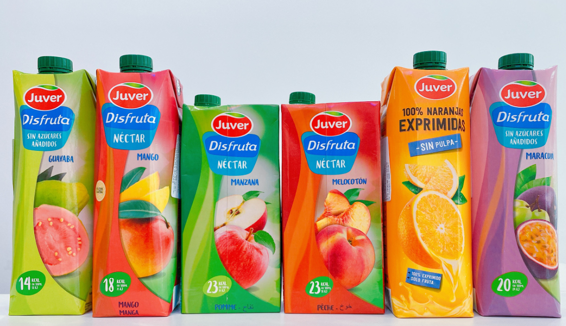 Nước ép trái cây nhập khẩu Juver Tây Ban Nha