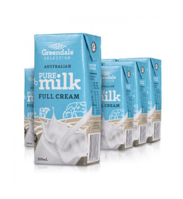 Sữa tươi Úc nguyên kem hộp 200ml Greendale