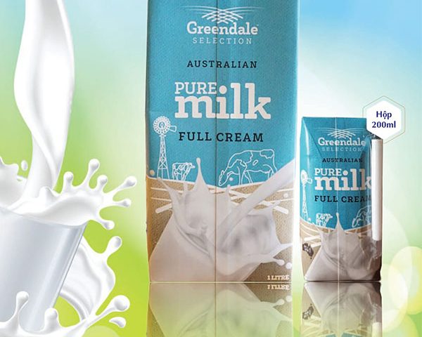 Sữa tươi Úc nguyên kem Greendale
