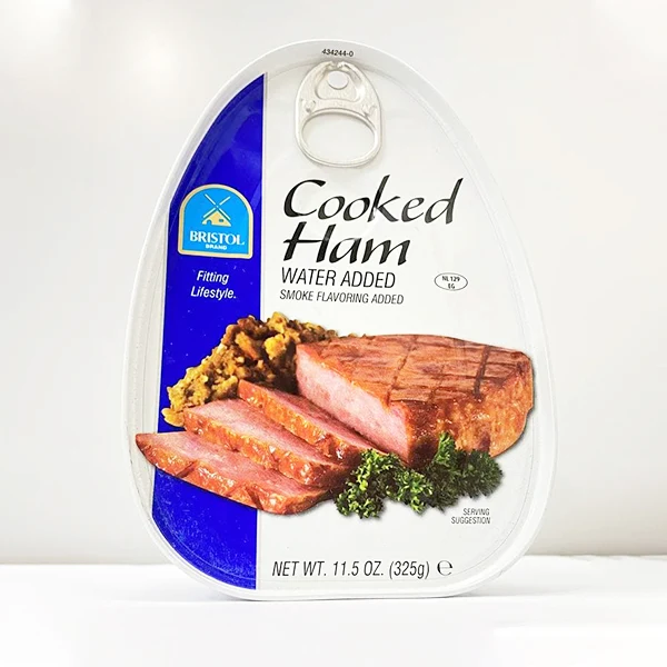 Thịt hộp giăm bông Cooked Ham Bristol 325g 1 Thit hop Cooked Ham Bristol 325g