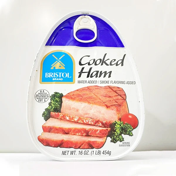 Thịt hộp giăm bông Cooked Ham Bristol 454g 1 Thit hop Cooked Ham Bristol 454g
