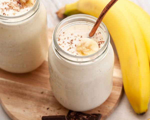 Cách làm sinh tố chuối sữa tươi Úc nguyên kem? 1 Sinh tố chuối sữa tươi Úc nguyên kem