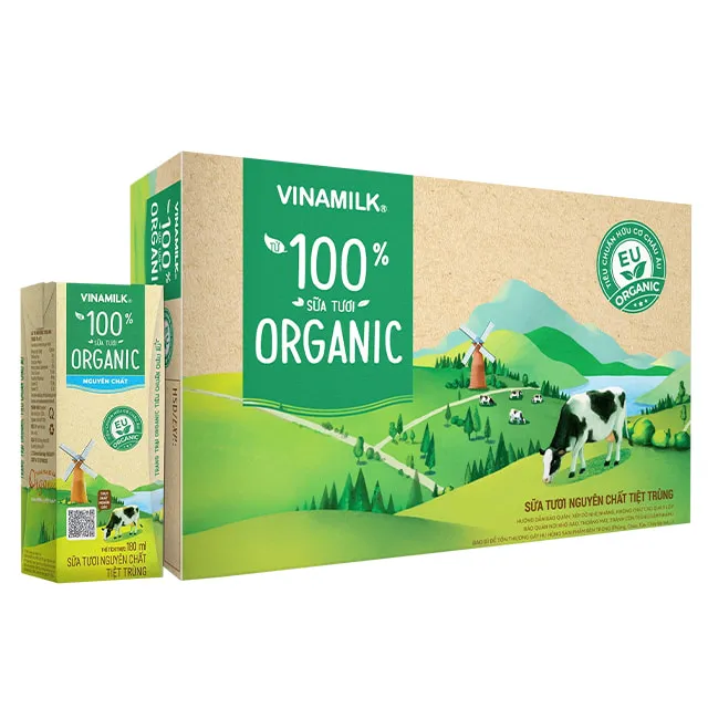 Sua tuoi huu co organic vinamilk 180ml 2 Sua tuoi huu co organic vinamilk 180ml 2