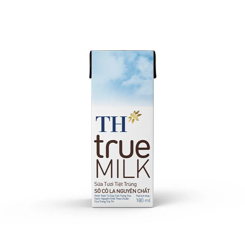 Sữa tươi tiệt trùng TH True Milk Socola nguyên chất 180 ml (thùng 48 hộp) 1 sua tuoi tiet trung so co la 180 2